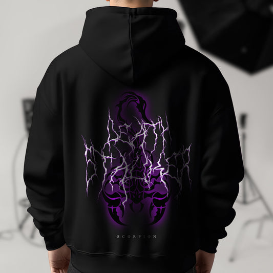 Purple Death Scorpion Hood